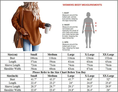 Women'S Cold Shoulder Oversized Sweaters Batwing Long Sleeve Square Neck Chunky Knit Fall Tunic Sweater Tops Brown
