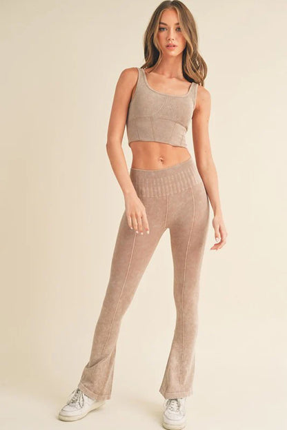 Women'S Ultra-Comfort Ribbed Sports Bra