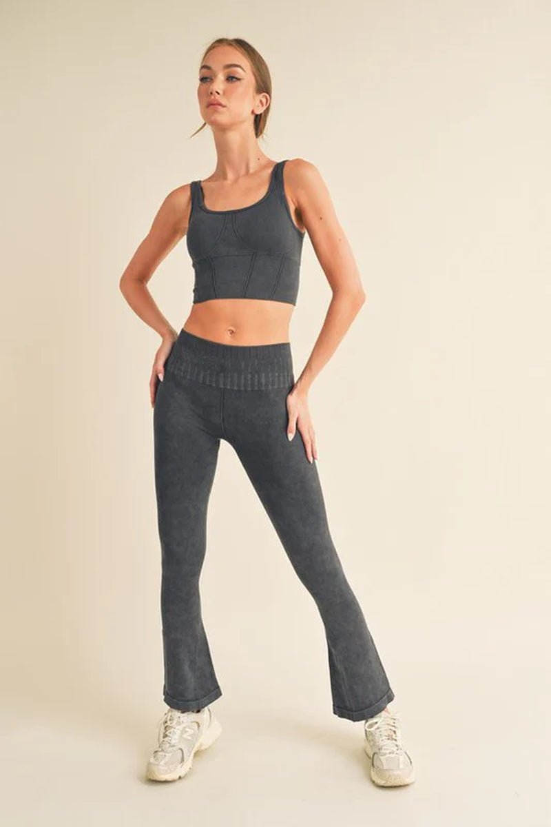 Women'S Ultra-Comfort Ribbed Sports Bra